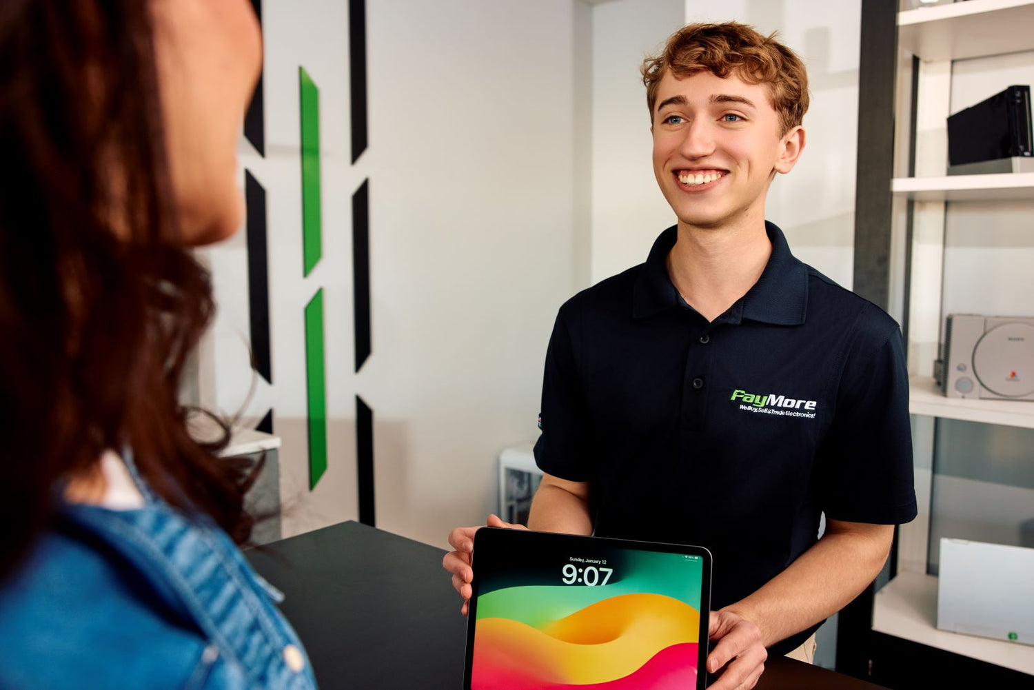 paymore employee smiling